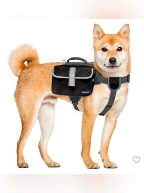 PETAMI Dog Backpack Saddlebag Vest Pack Harness Reflective Side Pockets